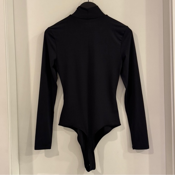 Abercrombie&Fitch Soft A&F Collection Black turtle neck bodysuit long sleeve Med - Picture 6 of 13